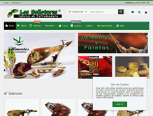 Tablet Screenshot of losbelloteros.com